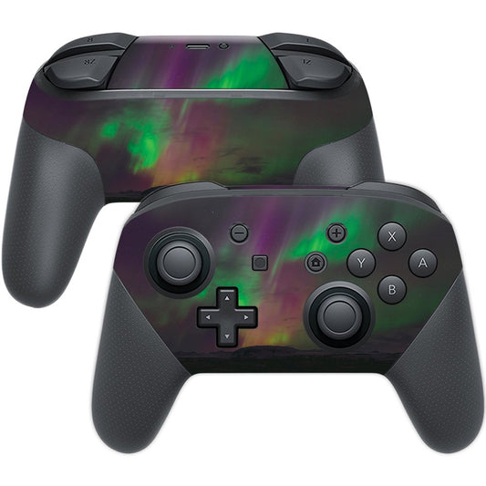 MIGHTY SKINS Nintendo Switch Pro Controller Skin - Aurora Borealis, Durable Vinyl Decal, Easy Apply & Remove, Model NISWPCOI-Aurora Borealis