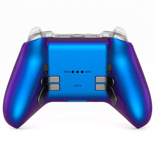 eXtremeRate Replacement Bottom Shell Case for Xbox Elite Series 2 Controller  Chameleon Purple Blue Back Housing Shell Cover for Xbox Elite Series 2 Core Controller Model 1797 - Without Controller