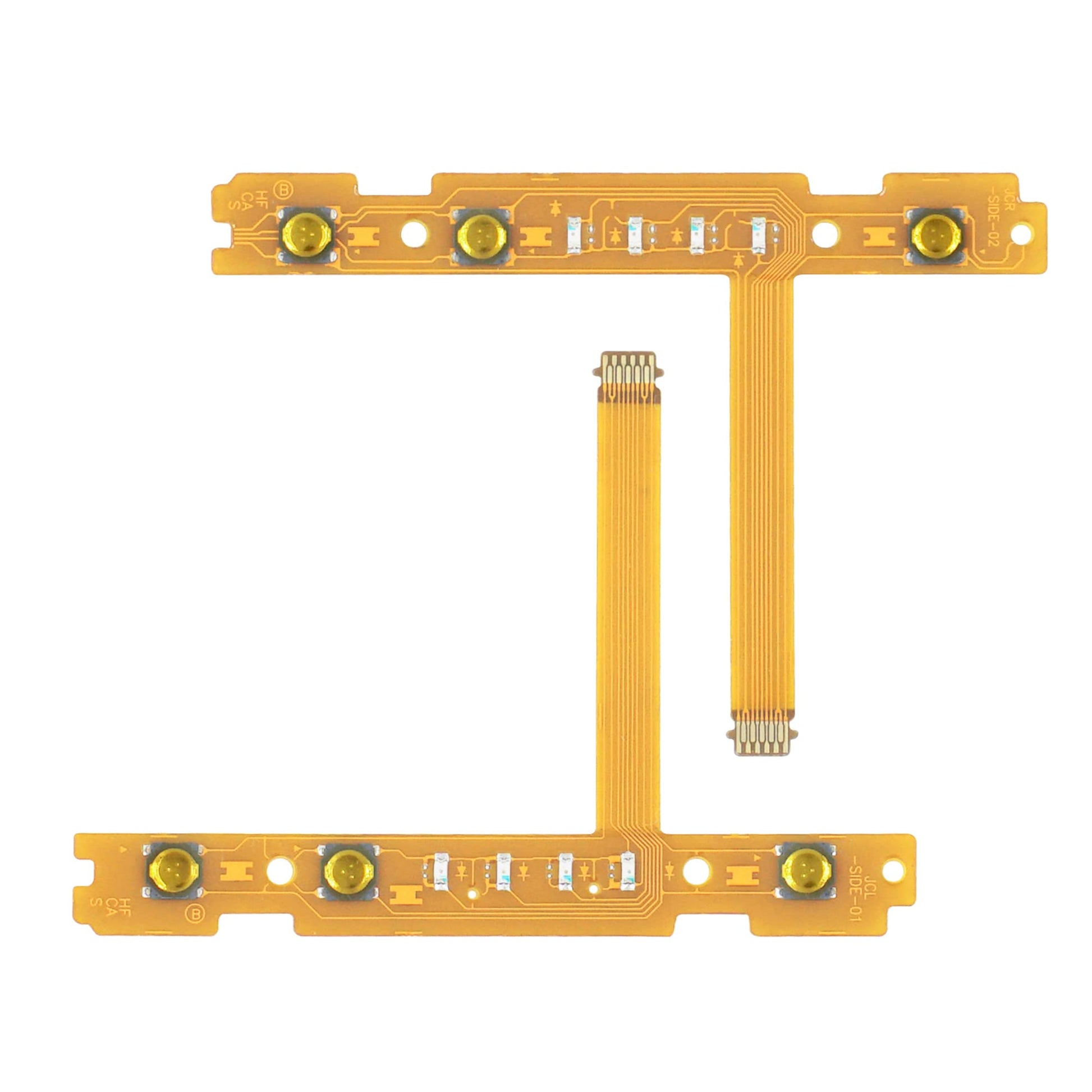 Mcbazel SL SR Sync Button Ribbon Flex Cable Set for NS Joy-Con Controller Repair - Black, Model 3a498213