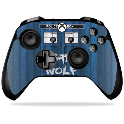 MIGHTY SKINS Xbox One X Controller Skin - Time Lord Box | Durable Vinyl Decal | Easy Apply/Remove | Made in USA