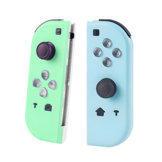 Wireless Switch Controllers - Joypad Compatible with OLED/Lite, Wake-up Support, 6-Axis Gyro, Blue Green