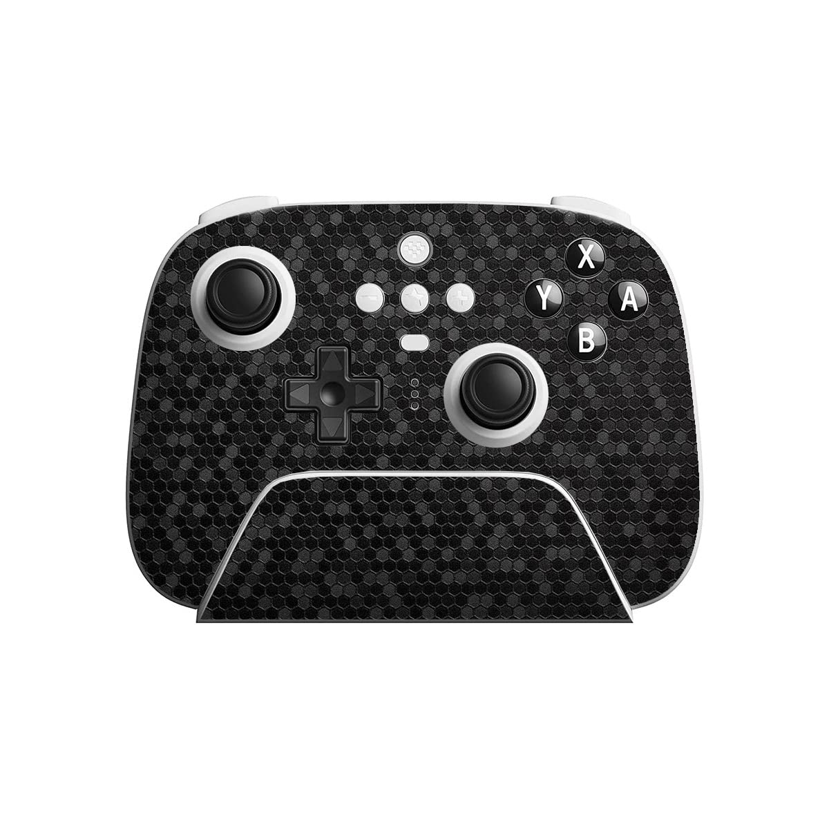 SopiGuard Sticker Skin for 8Bitdo Ultimate Wireless Controller Front and Buttons (Honeycomb Black)