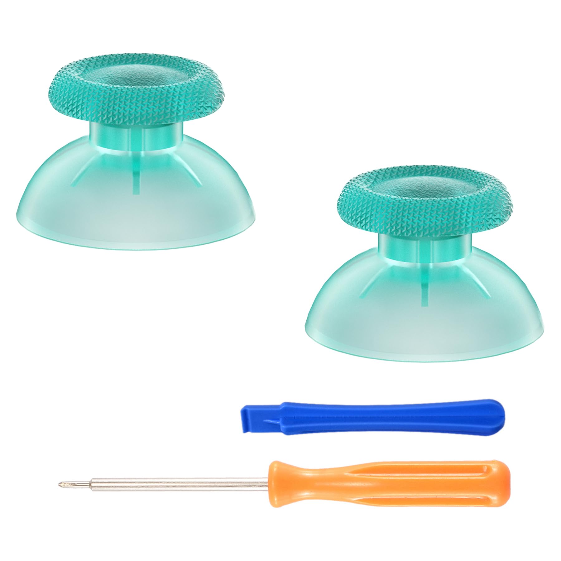 eXtremeRate Emerald Green Replacement Thumbsticks for PS5 Controller  Custom Analog Stick Joystick for PS4 Controller Universal