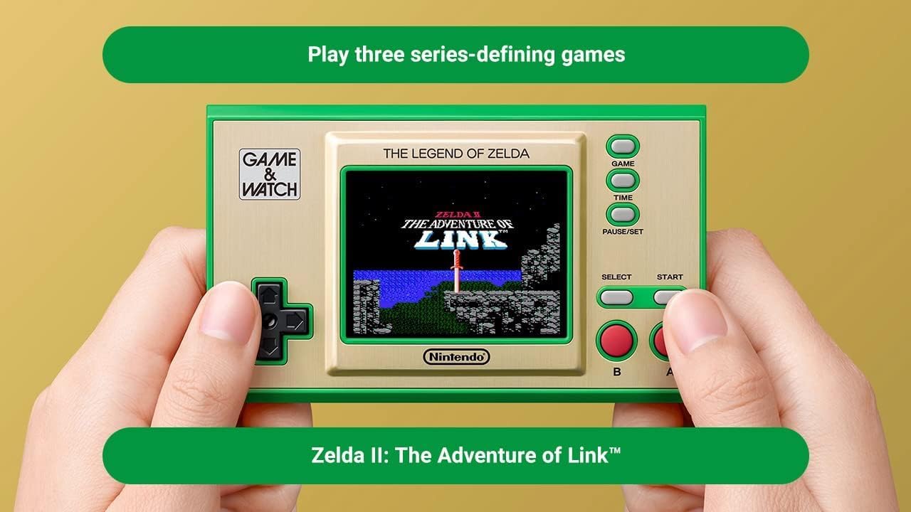 Nintendo Game & Watch: The Legend of Zelda - Model 67GW0022, Retro Handheld Console