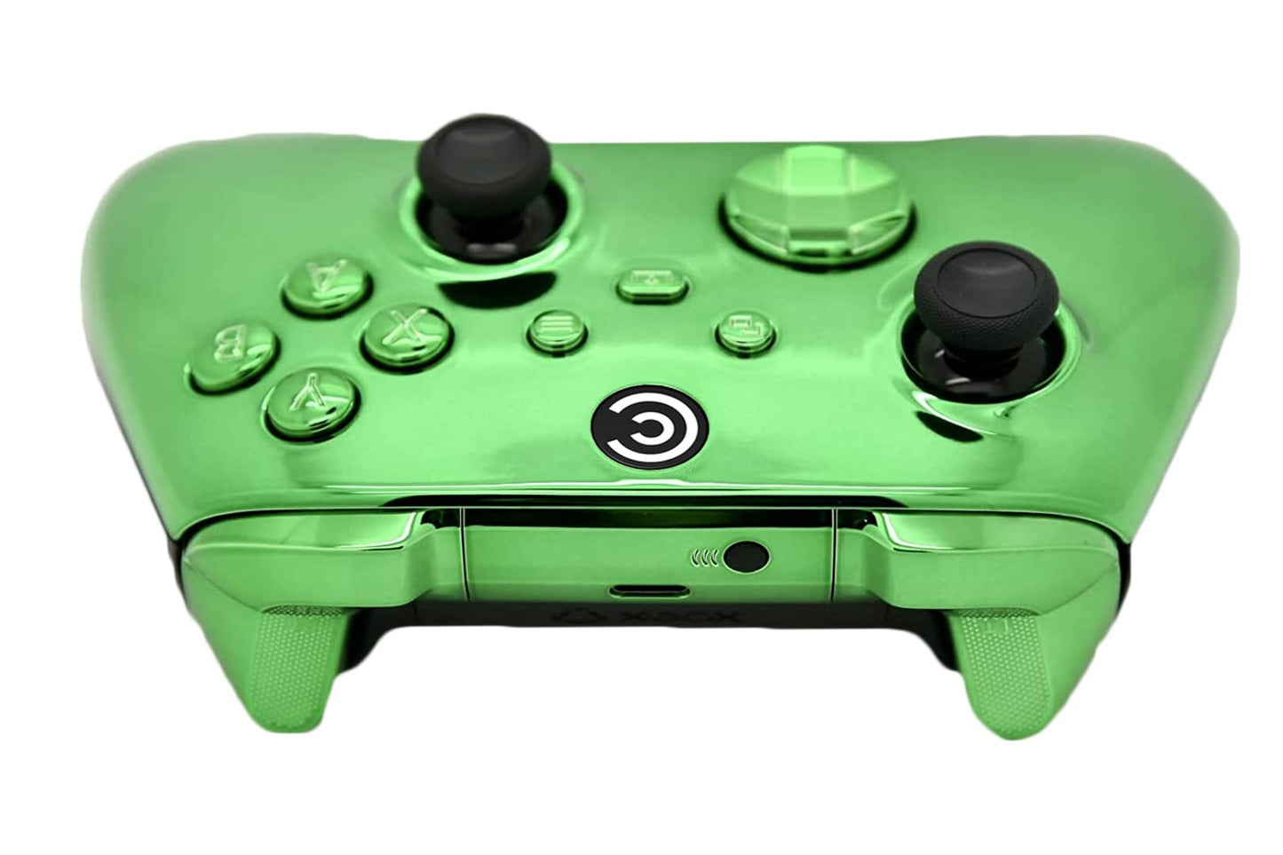 Custom Controllerzz Wireless Controller for Xbox Series X/S & PC - Green Chrome with Green Chrome Inserts