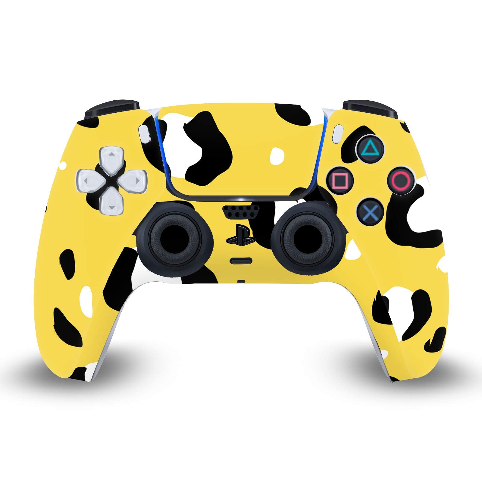 Head Case Designs Officially Licensed Grace Illustration Yellow Leopard Art Mix Vinyl Faceplate Sticker Gaming Skin Decal Cover Compatible With Sony PlayStation 5 PS5 DualSense Controller