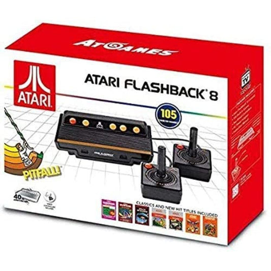 AtGames Atari Flashback 8 Classic Game Console - Black, Model 00378-3