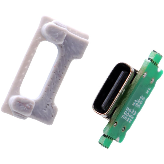 Deal4GO USB-C Charging Port Mod kit DC Power Connector Jack replacement for NEW 3DS XL, NEW 3DS LL console (2015) - White