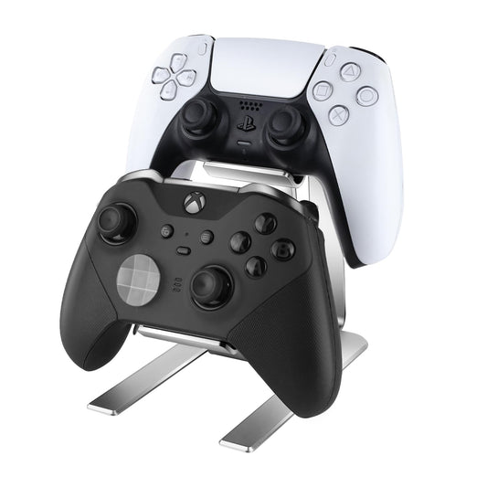 Controller Holder - 2 Tier Universal Aluminum Display Stand Accessories PC Gaming Desk Decor Stuff Gamer Gifts for Xbox Series X S  Elite 2  PS5  PS4  PS3  Switch Pro and Almost All Controller