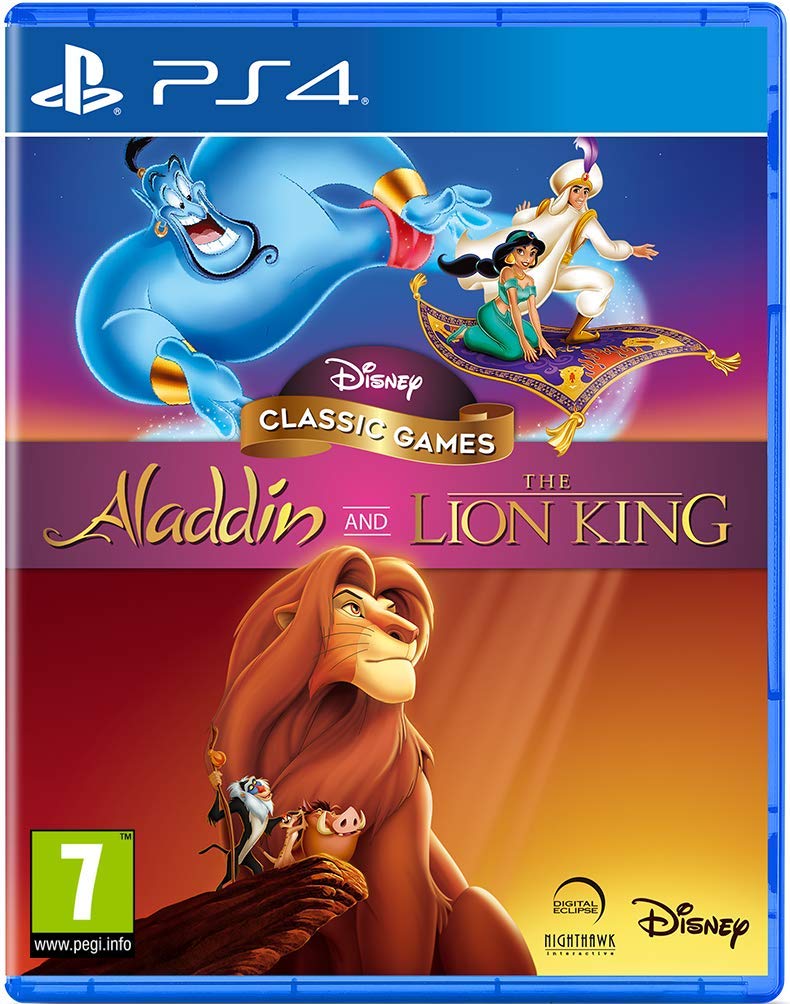 character-themed Classic Games: Aladdin and The Lion King (PS4)