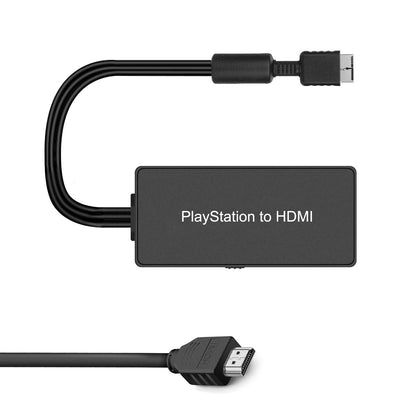 Azduou PS2 to HDMI Adapter - HD Link Cable for PS1/PS2, Supports 4:3/16:9, Easy HDMI Conversion