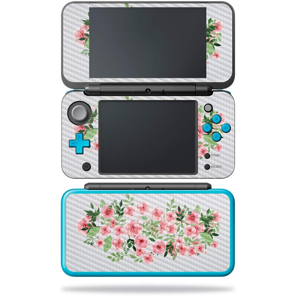 MightySkins Carbon Fiber Skin for Nintendo New 2DS XL - Sour Candy | Protective  Durable Textured Carbon Fiber Finish | Easy to Apply  Remove  and Change Styles | Made in The USA  Bouquet