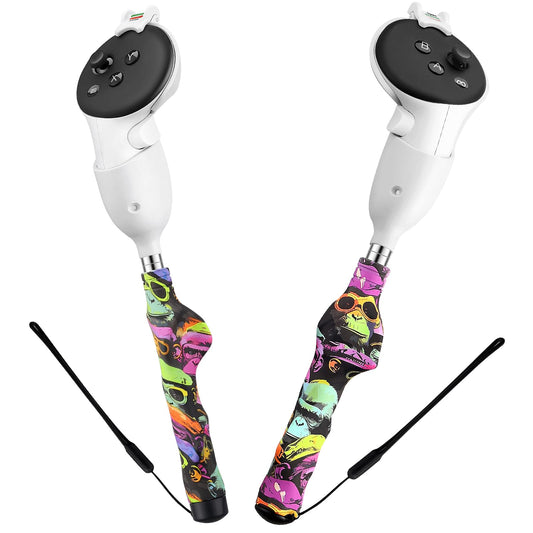 Gorilla Tag Long Arms for Meta Quest 3 & Quest 3S  Dual Controller Extensions for Beat Saber  Supernatural & VR Games  Extended Handles with Sesupport Lock & Ergonomic Grips (Quest 3/3S)