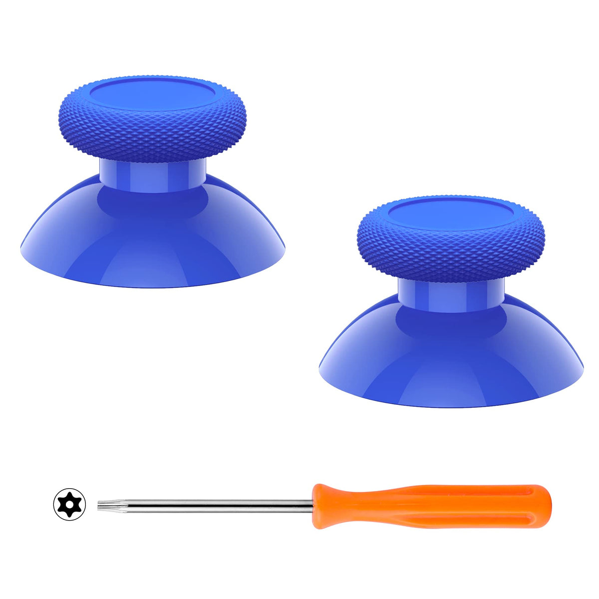eXtremeRate Replacement Thumbsticks for Xbox Series X & S Controller  Joysticks Repair Kit for Xbox Wireless Controller  Custom Accessories Analog Stick Button for Xbox One S/X/fine design Controller - Blue
