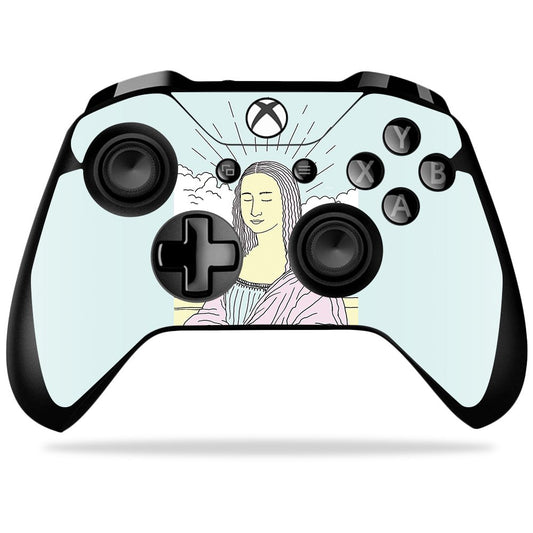 MIGHTY SKINS Xbox One X Controller Skin - Modern Lisa, Durable Vinyl Decal, Easy to Apply and Remove, Made in The USA
