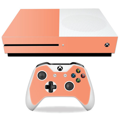 MIGHTY SKINS Xbox One S Skin - Solid Peach Vinyl Decal Wrap, Durable & Protective, Easy to Apply, Made in The USA