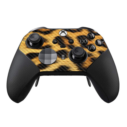 MightySkins Carbon Fiber Skin Compatible with Xbox Elite Series 2 Controller - Cheetah | Protective  Durable Textured Carbon Fiber Finish | Easy to Apply  Remove  and Change Styles | Made in The USA