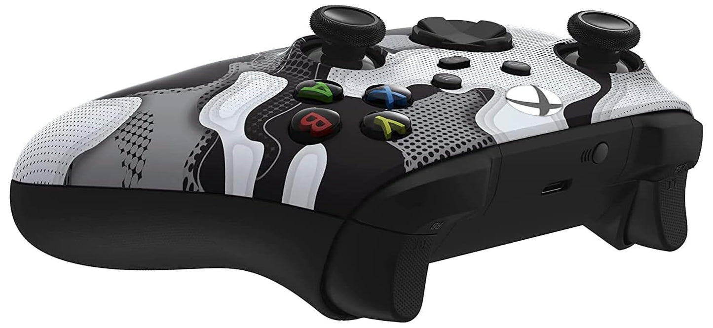 Custom Controllerzz Wireless Controller for Xbox Series X/S & One - Soft Touch, X/S White Camo