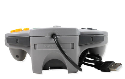 3rd Party N64 Retro USB Wired Controller for PC and MAC - Grey, Model 898456659350