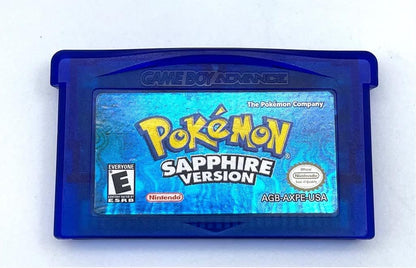 Nintendo Pokemon Sapphire Version - Renewed with New Save Battery, Blue