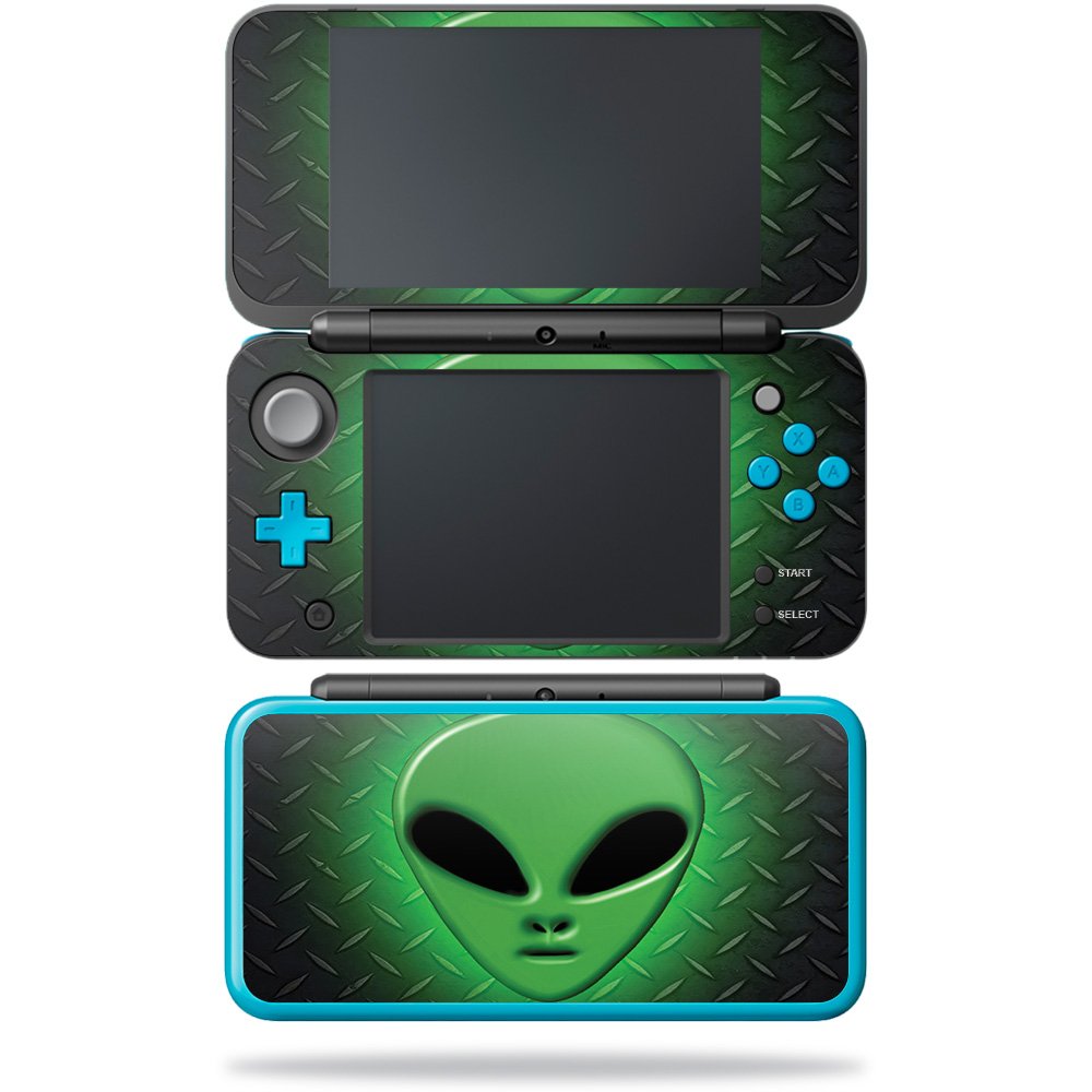 MIGHTY SKINS Nintendo New 2DS XL Skin - Alien Invasion, Durable Vinyl Decal Wrap, Easy to Apply & Remove, Made in USA