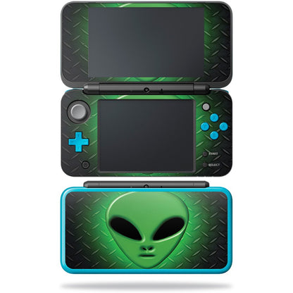 MIGHTY SKINS Nintendo New 2DS XL Skin - Alien Invasion, Durable Vinyl Decal Wrap, Easy to Apply & Remove, Made in USA