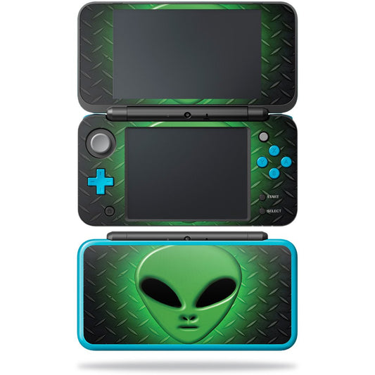 MIGHTY SKINS Nintendo New 2DS XL Skin - Alien Invasion, Durable Vinyl Decal Wrap, Easy to Apply & Remove, Made in USA