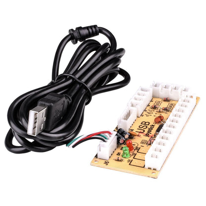 Quimat USB Arcade Encoder QR05 - Zero Delay Joystick for Mame Jamma Fighting Games - Blue-1