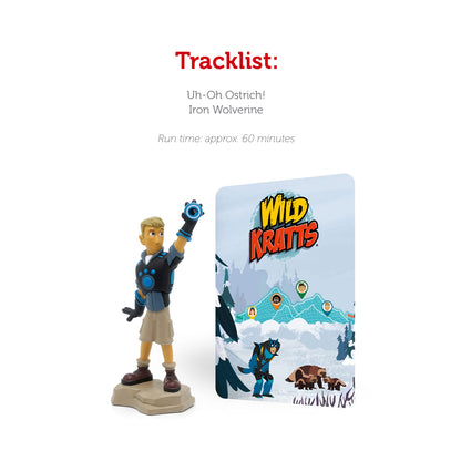 Tonies Martin Audio Play Character - Wild Kratts, Blue, Plastic, Model 10000773