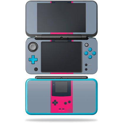 MIGHTY SKINS Nintendo New 2DS XL Skin - Game Kid Pink Vinyl Decal Wrap, Durable & Easy to Apply, Model NI2DSXL-Game Kid Pink
