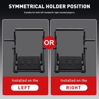 GTPLAYER Sim Racing Wheel Stand Cockpit for Logitech G25/G27/G29/G920/G923, Black, PRO Edition