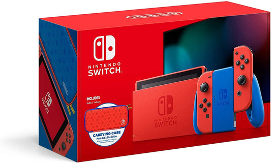 Nintendo Switch Console - Mario Red & Blue Edition - Model HADSRAAAF