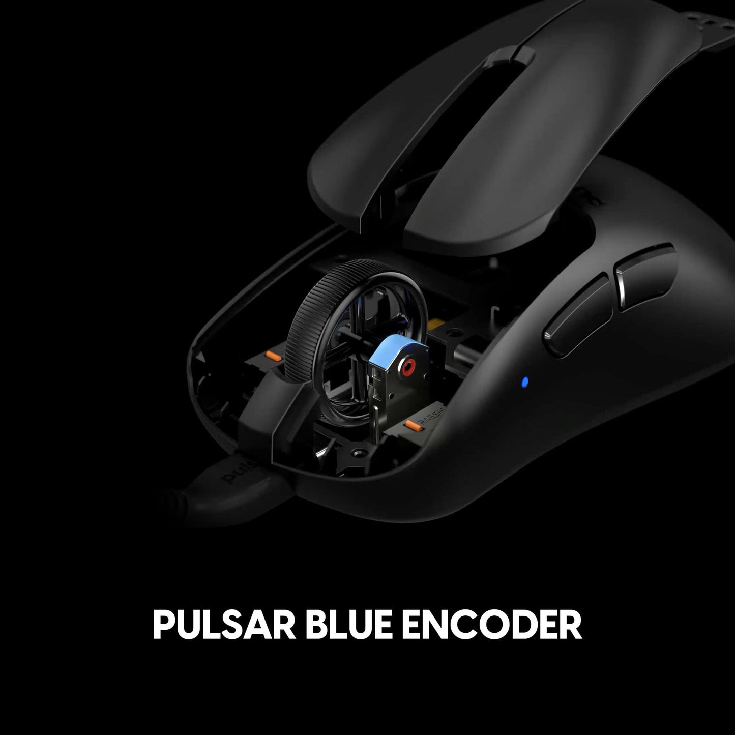 Pulsar Gaming Gears Xlite Wired Gaming Mouse - Ultra Lightweight 52g, 26000 DPI, Ergonomic, Black, Medium, Model PXV321D