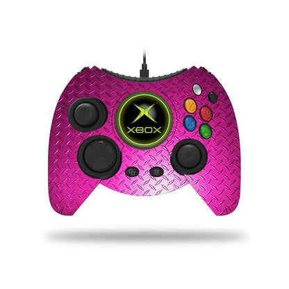 MIGHTY SKINS Skin for Xbox One Duke Controller - Pink Diamond Plate, Durable Vinyl Decal Wrap, Easy to Apply/Remove, Made in the USA