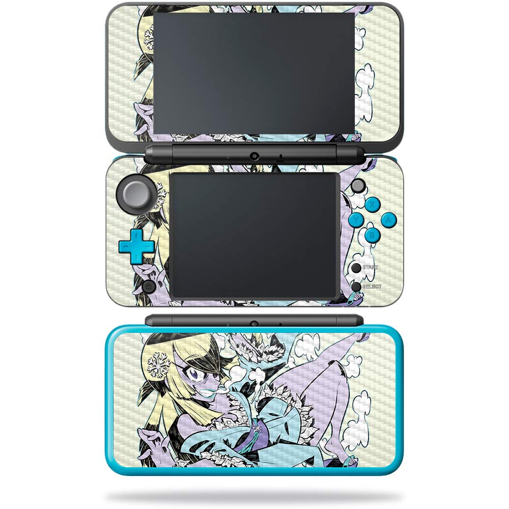 MightySkins Carbon Fiber Skin for Nintendo New 2DS XL - Delta Delta Delta Camo | Protective  Durable Textured Carbon Fiber Finish | Easy to Apply  Remove  and Change Styles | Made in The USA