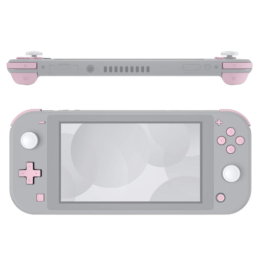 eXtremeRate Cherry Blossoms Pink Replacement ABXY Home Capture Plus Minus Keys Dpad L R ZL ZR control button for Nintendo Switch Lite  Full Set Buttons Repair Kits with Tools for Nintendo Switch Lite