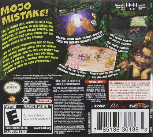 THQ Tak Mojo Mistake - Nintendo DS Game, Model 36138, Engaging Gameplay, Classic Adventure