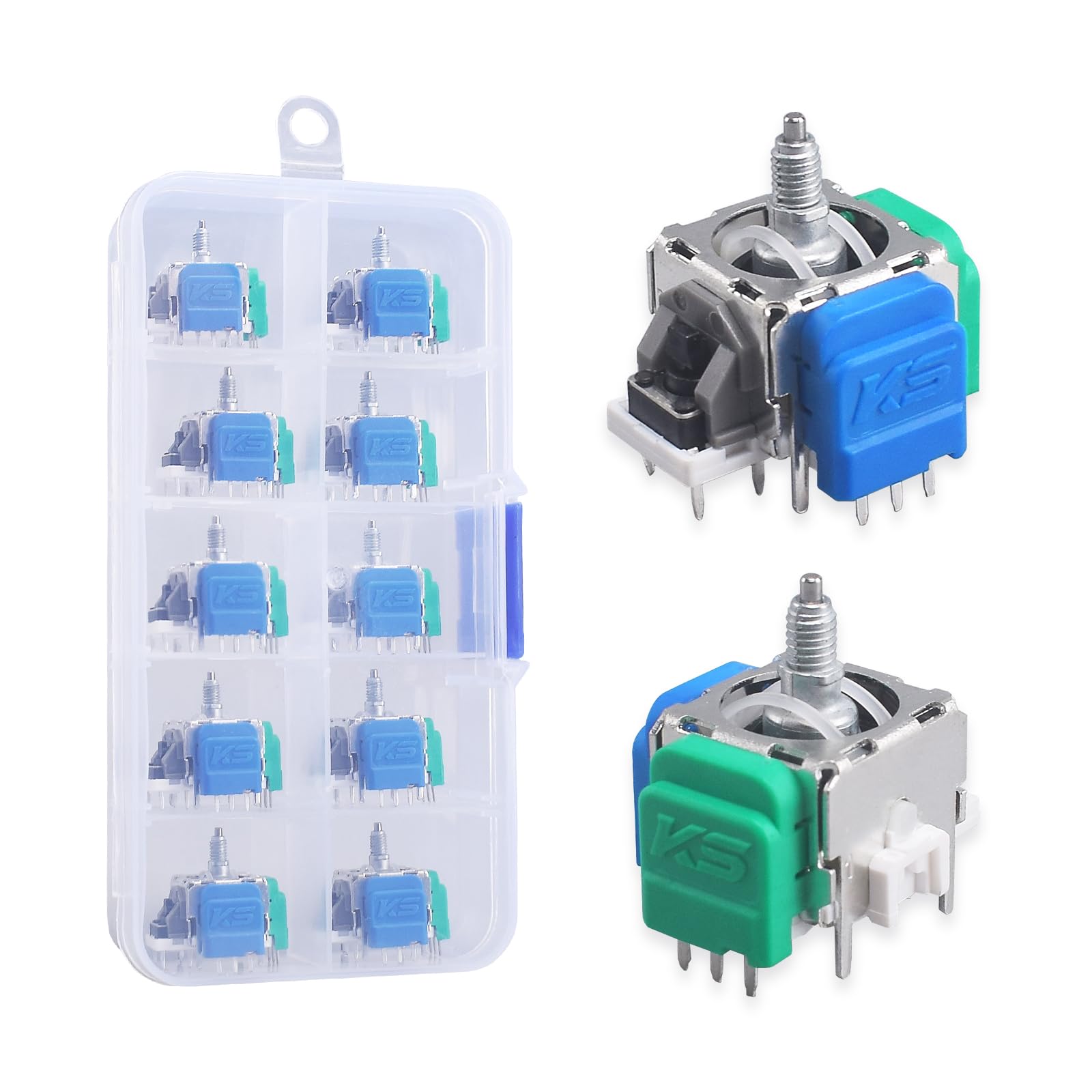 VGBUS Qualitied TMR Electromagnetic Hall Effect Joystick Replacement for PS4/Xbox one/PS5/Switch Pro/Xbox one elite-10 Packs (TMR XBOX ONE ELITE) [playstation]