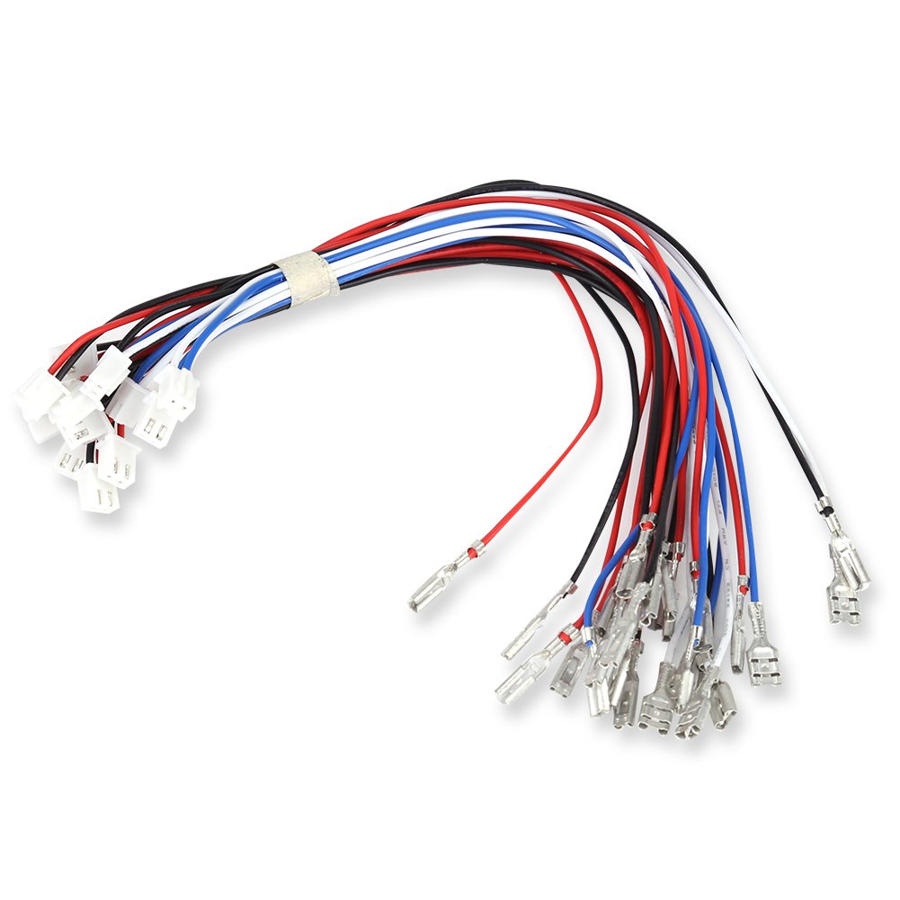 GLOGLOW Hilitand Game DIY Kit - Zero Delay USB Encoder Board, 10 Buttons & Joystick for PC Gaming