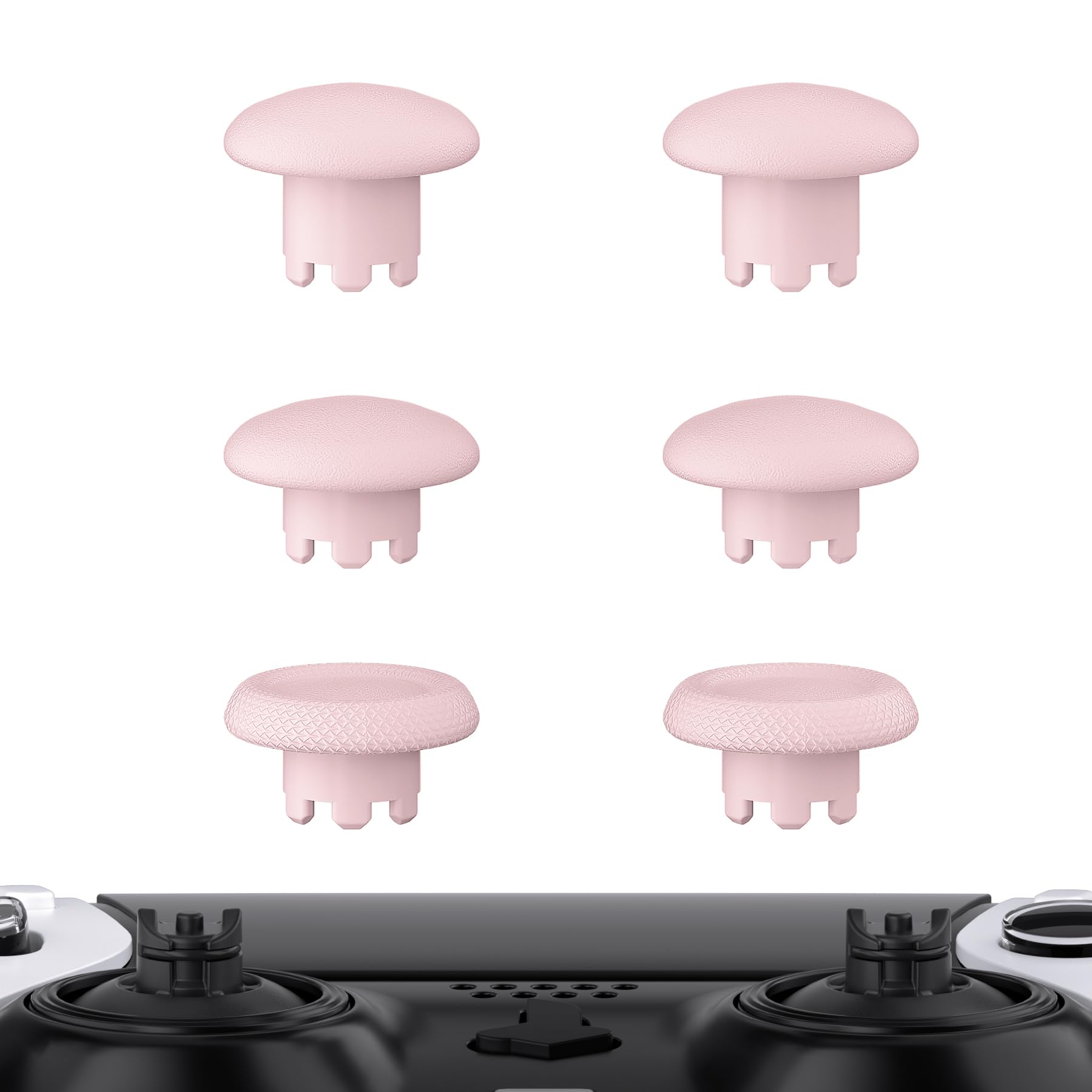 eXtremeRate Cherry Blossoms Pink Replacement Swappable Thumbsticks for PS5 Edge Controller  Interchangeable Analog Stick Joystick Caps for PS5 Edge Controller - Without Controller & Thumbstick Base