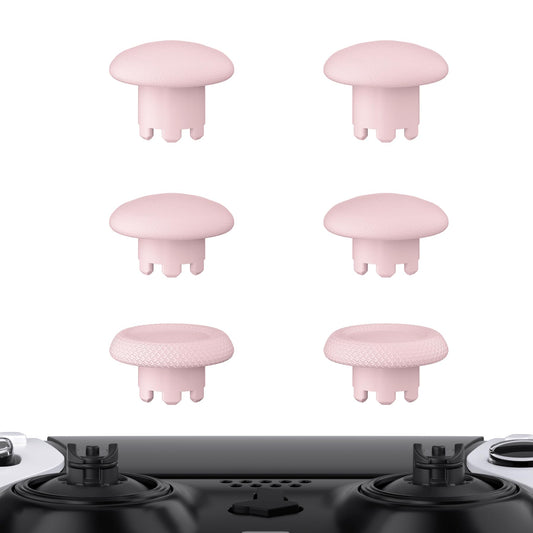 eXtremeRate Cherry Blossoms Pink Replacement Swappable Thumbsticks for PS5 Edge Controller  Interchangeable Analog Stick Joystick Caps for PS5 Edge Controller - Without Controller & Thumbstick Base