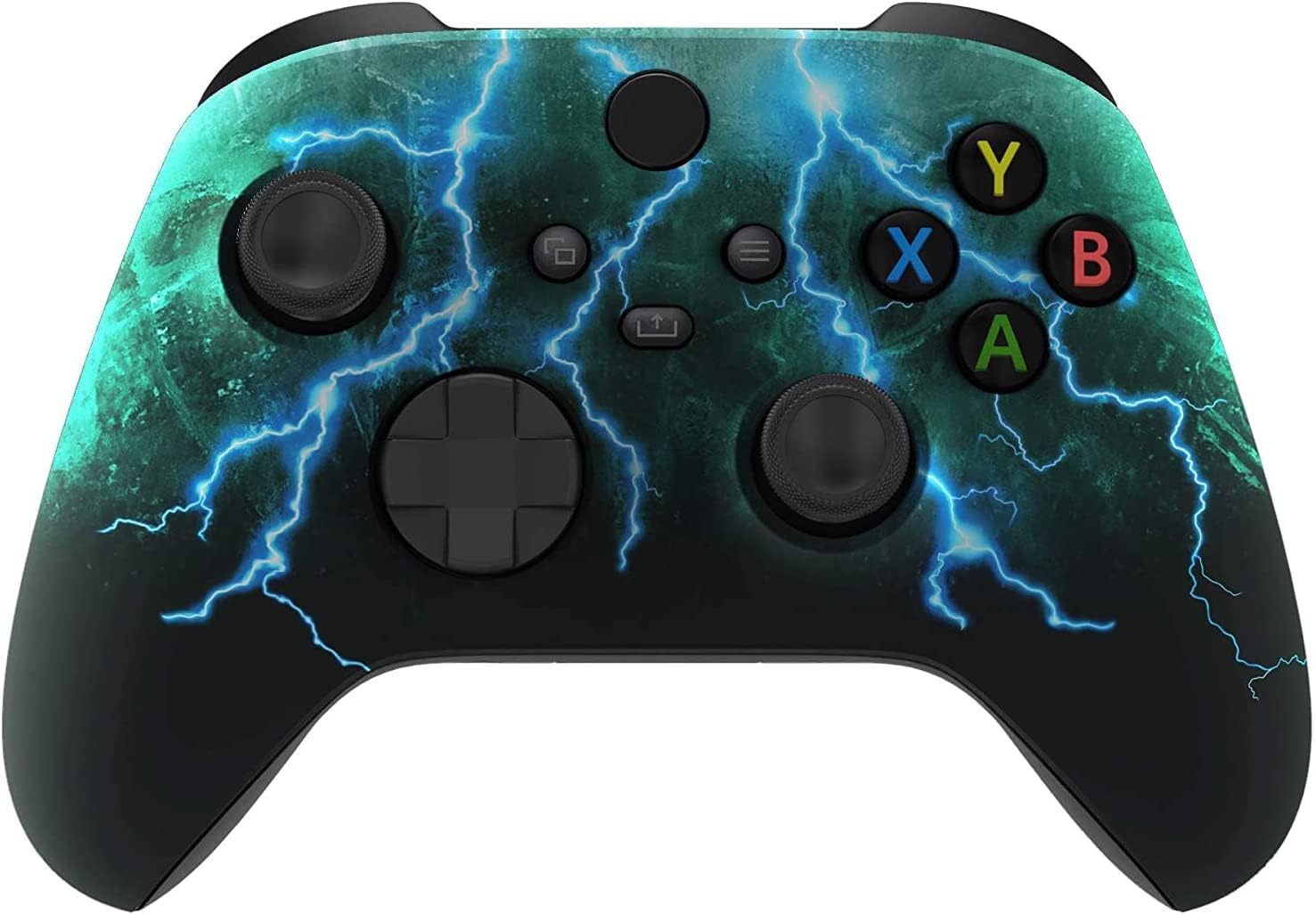 Modded Wireless Controller for Microsoft Xbox Series X/S & Xbox One - Compatible With All Shooting Games - Rapid Fire  Dropshot  Akimbo & More (X/S Green Skies)