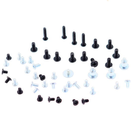 Deal4GO Philips Head Screw Set for Nintendo Switch - 51Screws, Alloy Steel, Black, Third Party Replacement Parts