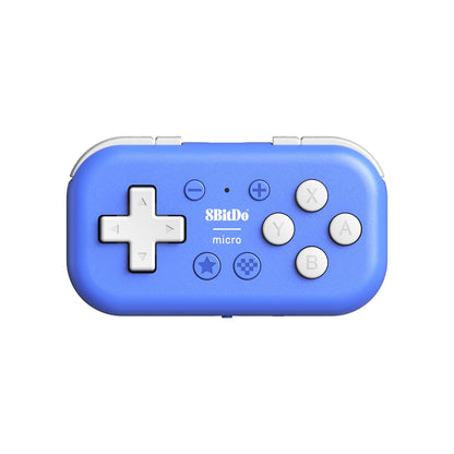 Nargos 8BitDo Micro Bluetooth Mini Controller for Nintendo Switch, Windows, Android - Micro Blue
