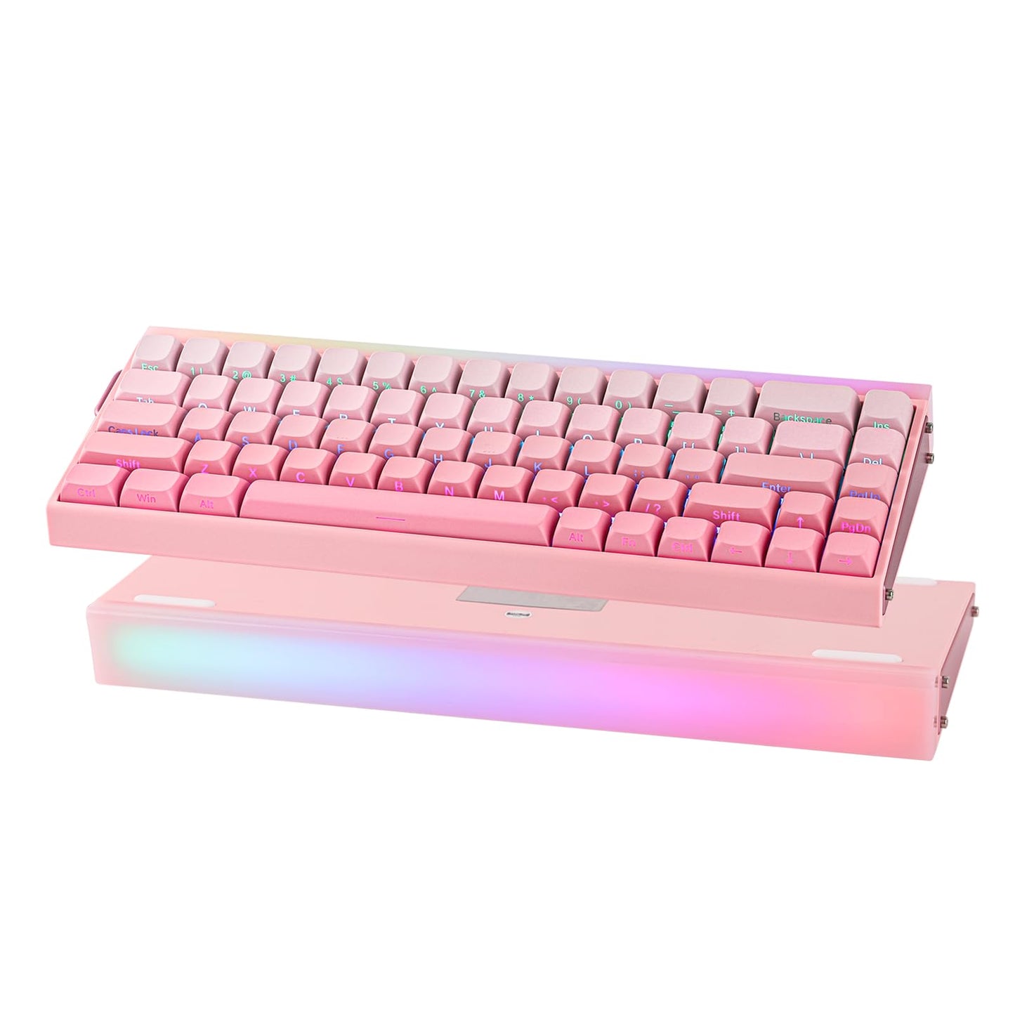 EPOMAKER Aula Hero 68 HE Wired Magnetic Gaming Keyboard  0.01mm Adjustable Actuation  Rapid Hall Effect Switch  8kHz Polling  5-Layer Sound Dampening  RGB Box & Backlight (Pink)