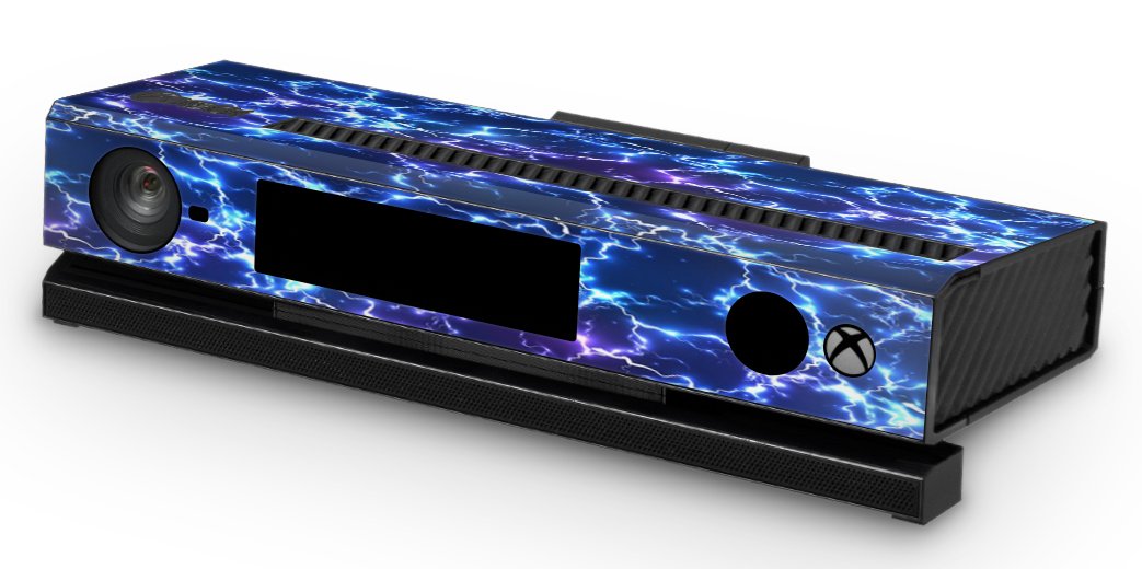 giZmoZ n gadgetZ Xbox One Electric Storm Console Skin Decal + 2 Controller Skins - GNG-XB-ELEC-SKINS