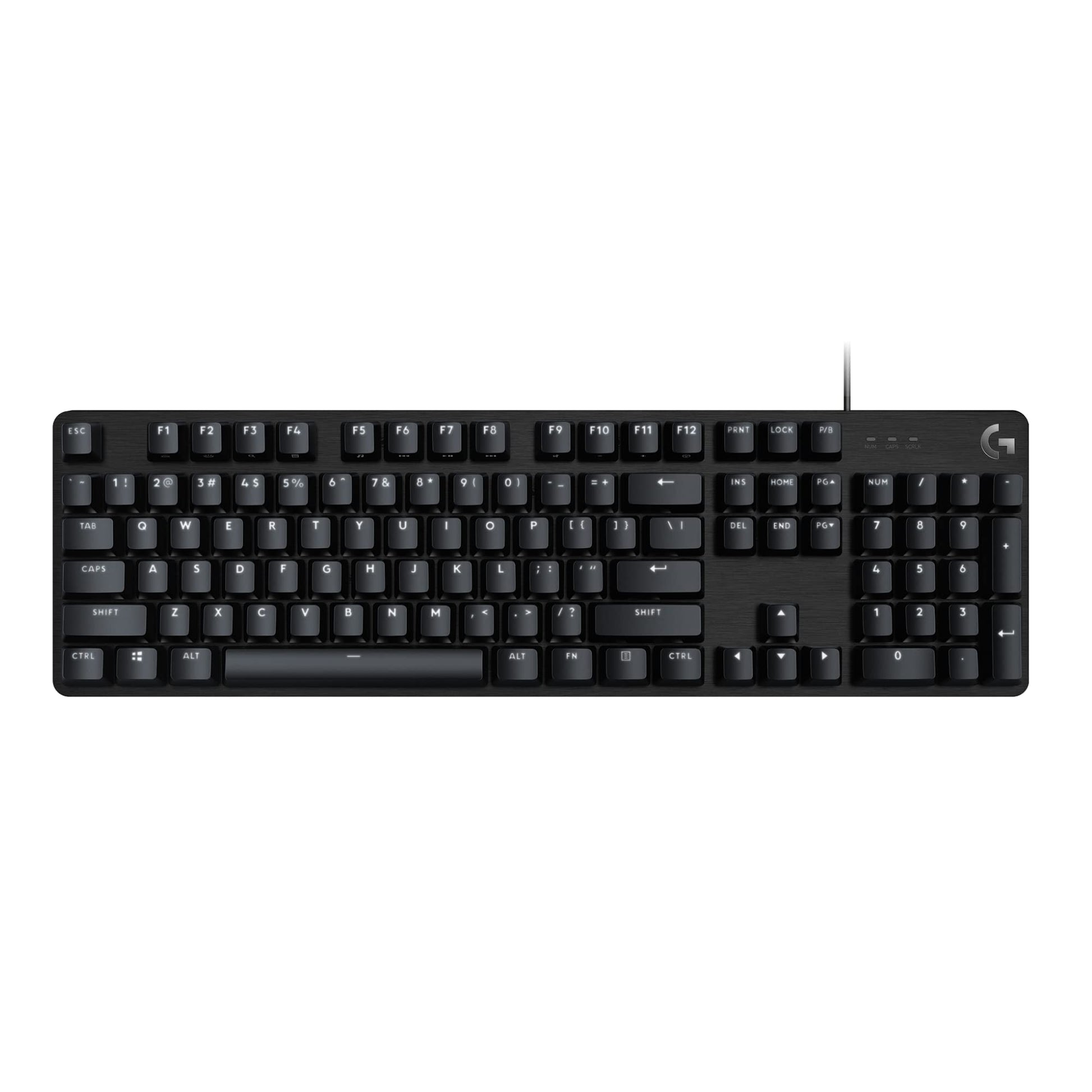 Logitech G413 SE Full-Size Mechanical Gaming Keyboard - Backlit Keyboard with Tactile Mechanical Switches  Anti-Ghosting  Compatible with Windows  macOS - Black Aluminum