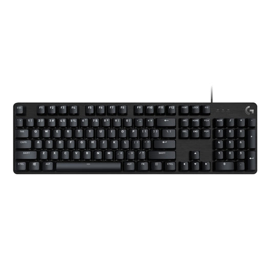 Logitech G413 SE Full-Size Mechanical Gaming Keyboard - Backlit Keyboard with Tactile Mechanical Switches  Anti-Ghosting  Compatible with Windows  macOS - Black Aluminum