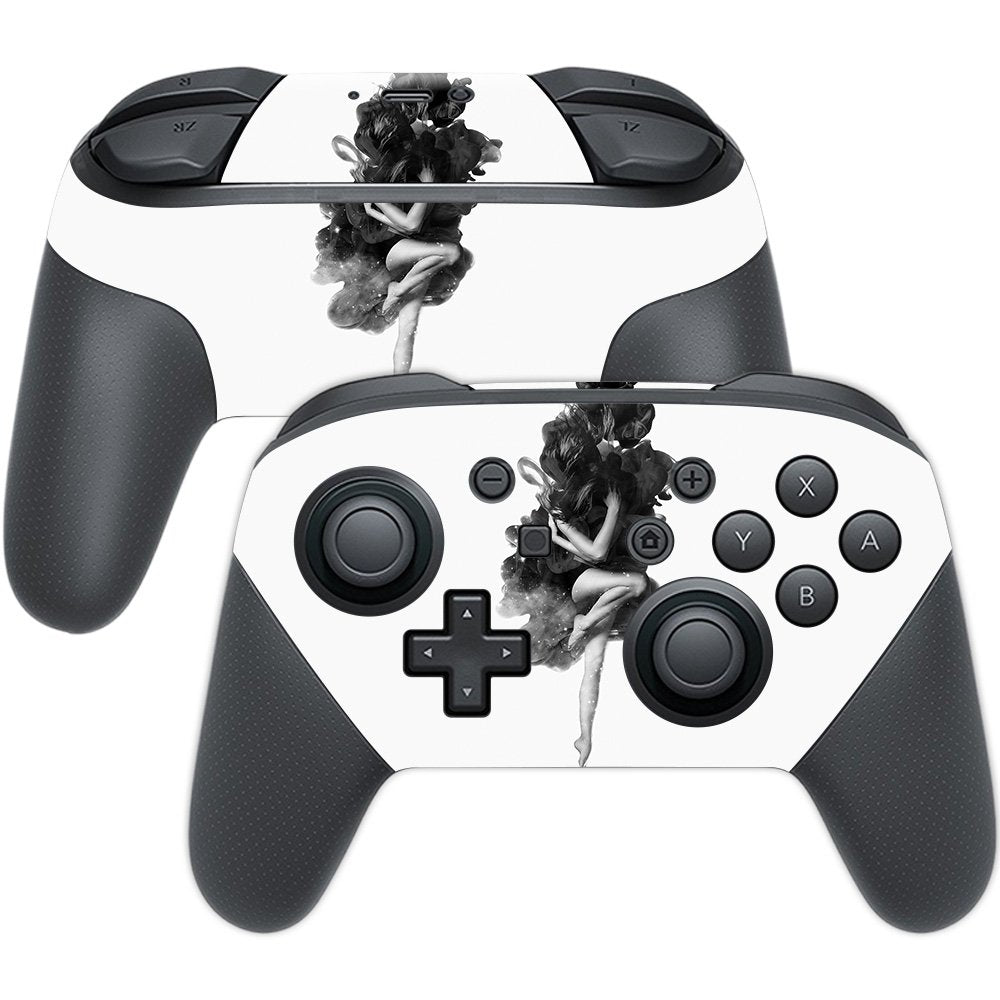 MightySkins Skin Compatible with Nintendo Switch Pro Controller - Born of The Universe | Protective, Durable, and Unique Vinyl w
