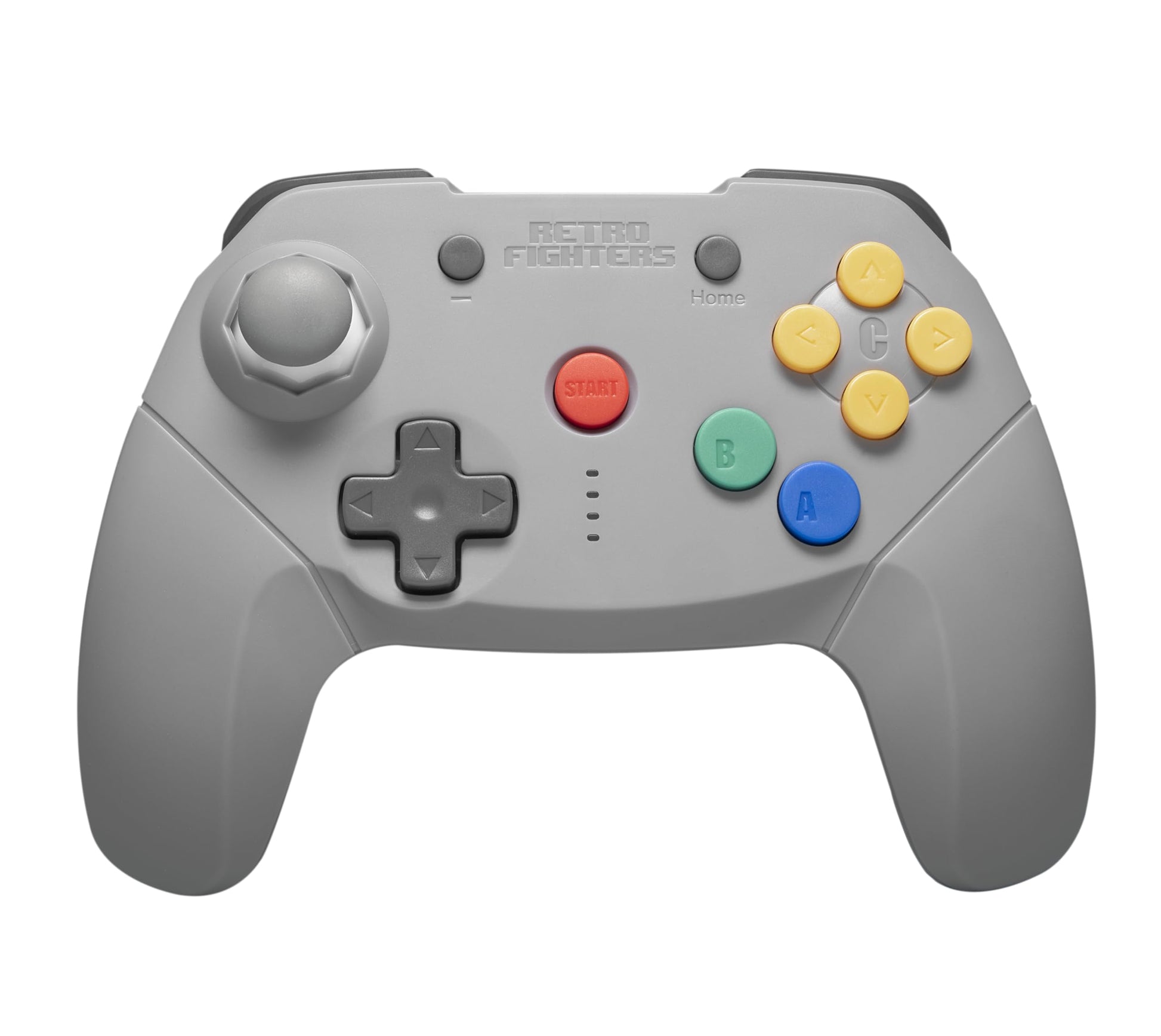 Retro Fighters Brawler64 Wireless Controller for Nintendo Switch - Bluetooth NSO Edition, Gray